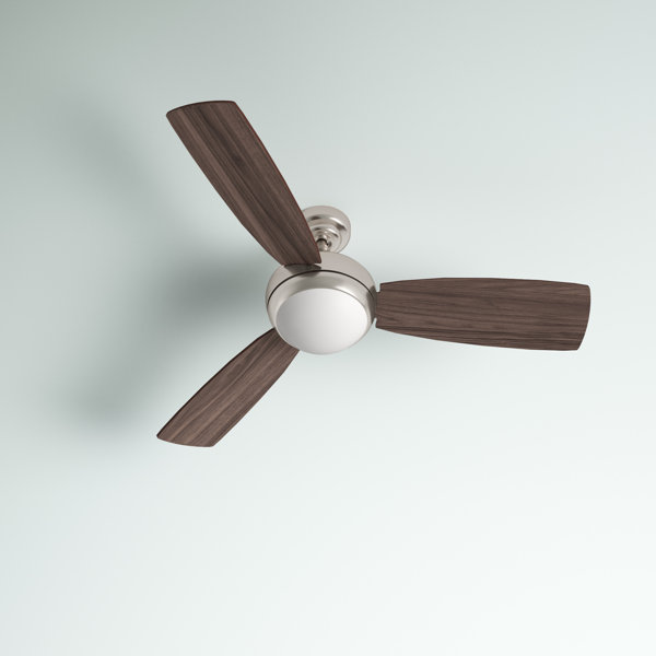 Brushed Nickel Living Room Ceiling Fan With Remote | Wayfair